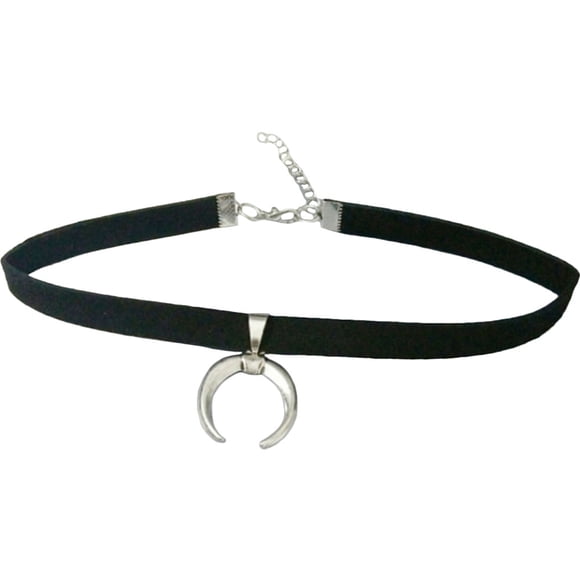 Collar de mujeres de la luna Collar de gargantilla delicada de gargantilla Collar de gargantilla de moda