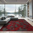thumbnail image 2 of ODIKA 8'x10' Washable Area Rug Mens Web Men Crawler Net Motif Interlocking Strand Grid Webs for Dining Room, Large Office, Lounge, Non-Slip Chair-Friendly Mat, 2 of 7