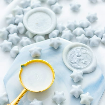 

Kotyreds Star-shape Wax Beads Craft Ornaments Creative Wax Particle for Wedding Post Card