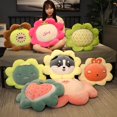 thumbnail image 2 of Cojín de felpa para asiento de niños, almohada suave de frutas y flores, dinosaurio, cerdo, Animal, sofá de interior, decoración de silla para el hogar, regalo de invierno, 2 of 4