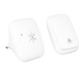 thumbnail image 2 of Self Powered Wireless Doorbell Outdoor Ding Dong Doll Bell White for House Office Building Villa EU Plug 100‑230V, 2 of 5