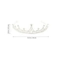 thumbnail image 4 of Headband Crown,Kids Crown Headbands Glitter Tiara Hair Bands Hair Accessories for Birthday Party Photography (White), 4 of 9