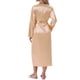 thumbnail image 3 of Conjunto de bata de satén para mujeres INSPIRE CHIC de 2 piezas, camisón midi de seda suave, conjuntos de pijama sexys, batas de dama de honor L doradas, 3 of 5