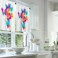 thumbnail image 2 of LALILO Kitchen Curtains and Valances Set of 3 36" Plastic Window Treatment Tiers for Window Decor, 2 of 5