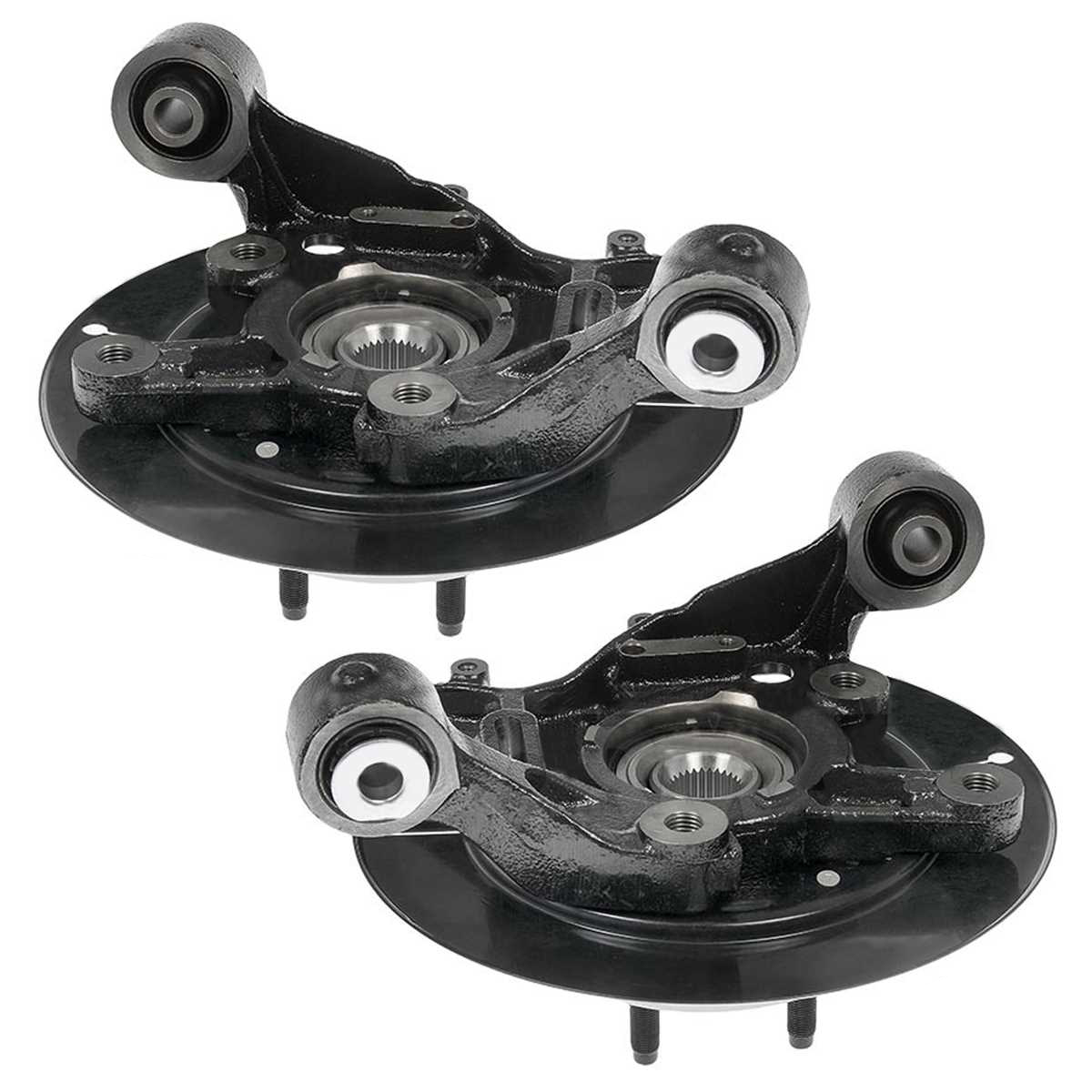 AutoShack Rear Steering Knuckles and Wheel Bearing Hub Assembly 5 Lugs