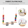 thumbnail image 4 of 1 Set Bird Feed Swing Parrot Swing Toy Parrot Feeder Swing Toy for Bird Cage, 4 of 9
