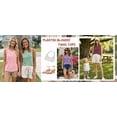 thumbnail image 6 of Fantaslook Summer Tank Tops for Women Pleated Crewneck Casual Sleeveless Tops Dressy Shirts, 6 of 8
