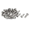 thumbnail image 1 of Tornillos de seguridad con cabeza de botón Torx de acero inoxidable 304 M6x20mm a prueba de manipulaciones 20 piezas, 1 of 4