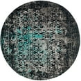 thumbnail image 4 of SAFAVIEH Classic Vintage Patricia Oriental Overdyed Area Rug, Navy/Teal, 8' x 10', 4 of 9