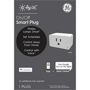 GE C by GE On / Off Smart Plug with Wi-Fi, Works with Google Assistant