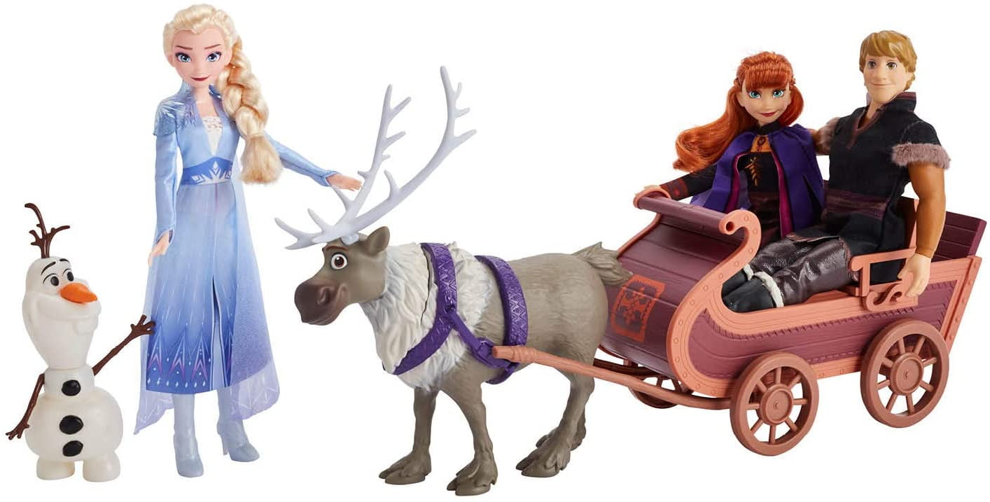  Disney Frozen Sledding Adventures : Toys & Games