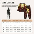 thumbnail image 4 of Sigee Red Skull Spider for Women’s Pajama Sets Long-Sleeved Pjs Sets for Women 2 piece Sleepwear-Medium, 4 of 7