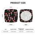 thumbnail image 6 of Uemuo Red Mushrooms Pattern Waterproof Square Couch Cushion Covers, Magic Sofa Covers Washable, Stretch Sofa Seat Cushion Slipcovers, 6 of 9