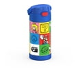 thumbnail image 2 of Thermos Kids Bouteille d'eau isolée sous vide avec paille rabattable, 355 ml, Super Mario, 2 of 8