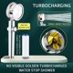 thumbnail image 2 of Cabezal de ducha de hélice, flujo de ahorro de agua, rotación de 360 grados con ventilador, boquilla de pulverización de alta presión para lluvia ABS, accesorios de baño Tan Jianjun unisex, 2 of 2