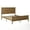 Light Brown, variant on Emma + Oliver Dark Gray Platform Queen Bed Frame with Solid Wood Construction, Matching Headboard/Footboard, and Wood Slatted Foundation