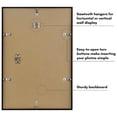 thumbnail image 6 of Americanflat 11x16 Picture Frame with Polished Plexiglass Streamline Collection Thin Border Wall - Black, 6 of 8