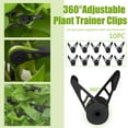 thumbnail image 2 of Dsscvnef 10PC 360° Adjustable Trainer Clips Support Clips Flower Vine Clips Garden Clips Paper Clips Small Hair Clip, 2 of 9