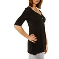 thumbnail image 2 of Women's Elbow-Length Sleeve Tunic, 2 of 3