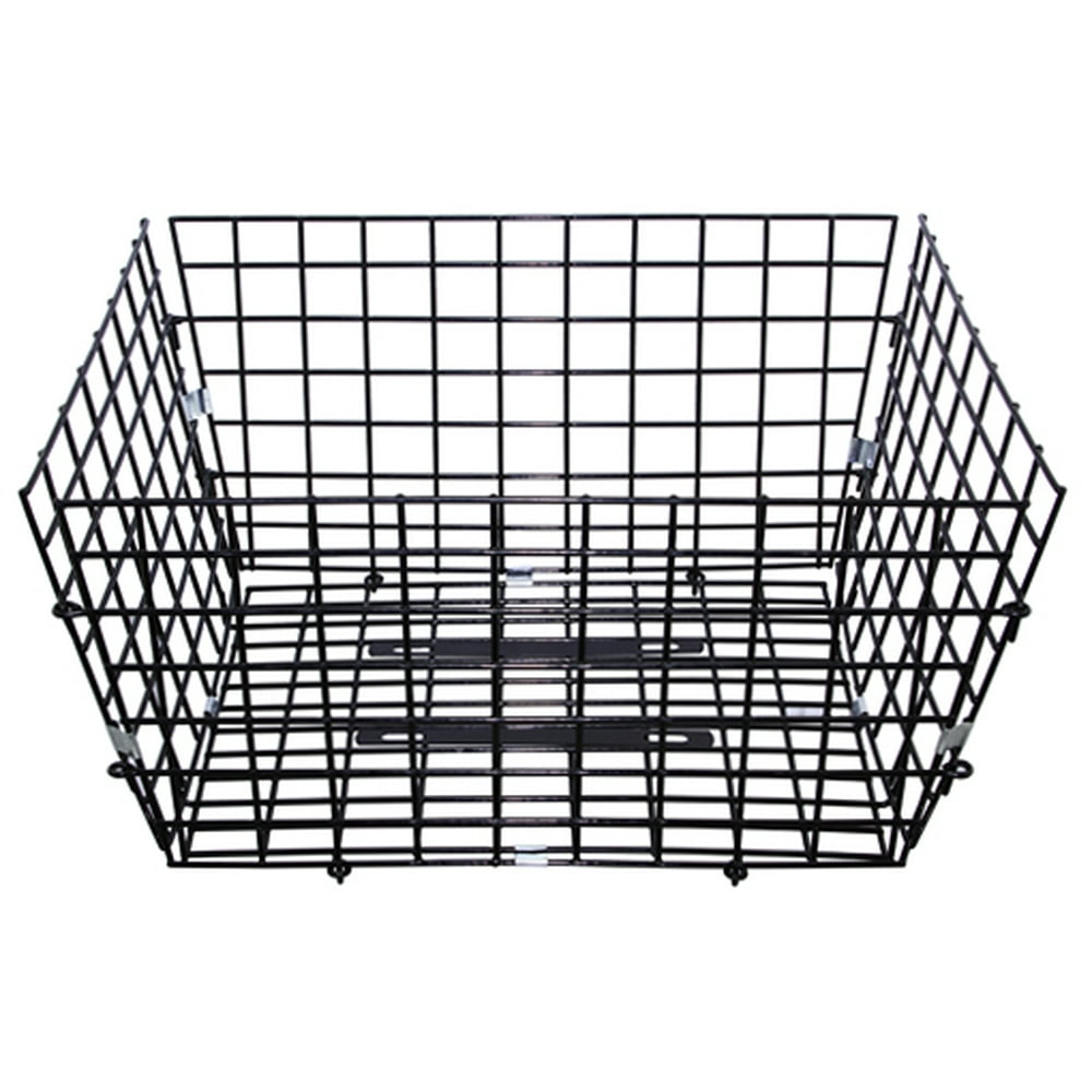 bike Steel Rear Wire Trike Basket Black.107980