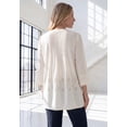 thumbnail image 2 of Roaman's Women's Plus Size Eyelet Big Shirt, 2 of 4