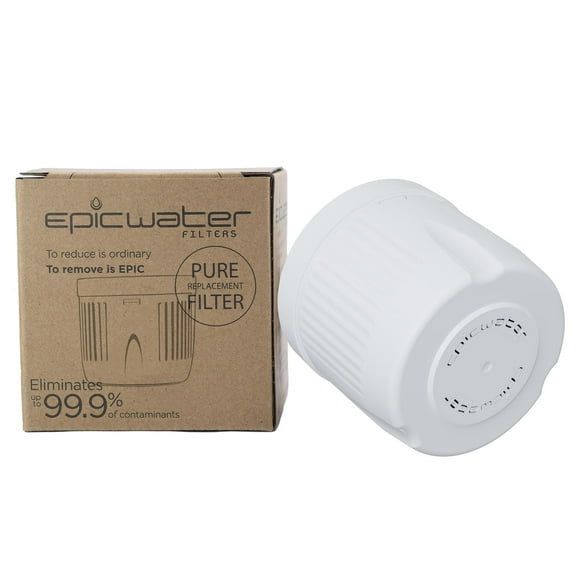 Epic Water Filters Pure REPLACEMENT Compatible with Epic Pure Water Pitcher/Removes Fluoride, Lead, Forever Chemicals, Heavy Metals, Industrial Pollu