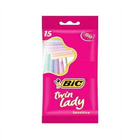 Bic - Twin Lady Sensitive Disposable Razors (x15)
