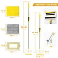 thumbnail image 4 of JEHONN Baseboard Cleaner Tool with Handle (Yellow), 4 of 8