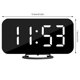 thumbnail image 2 of Pantalla LED Reloj digital Reloj despertador de mesa regulable automático con modo de repetición Puerto USB dual, Pantalla negra, blanca seitruly EL3016-05B, 2 of 2