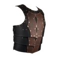 thumbnail image 1 of Decoración de armadura de pecho medieval, accesorio de disfraz retro de Halloween para hombres y mujeres. marrón, 1 of 9