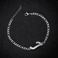 thumbnail image 3 of CILENON Silver Initial Bracelets for Men, Birthday Gifts for Mens Bracelet Christmas Gifts for Men Boyfriend Dad Husband Couples Bracelets With Lettercuban Link Chain Bracelet for Men(J,One Size), 3 of 5