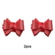 thumbnail image 3 of Jumpingount 2 pack/lote DIY parches de lazo anudado a la moda y elegante decoración de zapatos zapatos decoración encantos Accesorios de calzado Rojo, 3 of 6