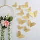 thumbnail image 5 of Pegatinas de pared de mariposa hueca 3D, decoración de pared, diseño de pared de sala de estar, pegatinas creativas de metal, 5 of 6