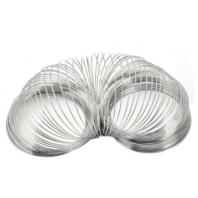 100 bucles de 55 mm de diámetro para pulseras de alambre con memoria, accesorios para hacer pulseras de joyería DIY.
