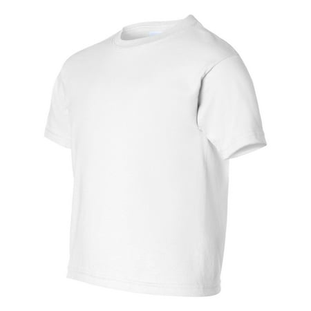 Youth Black Football T-shirt - Gildan - Ultra Cotton Youth T-Shirt