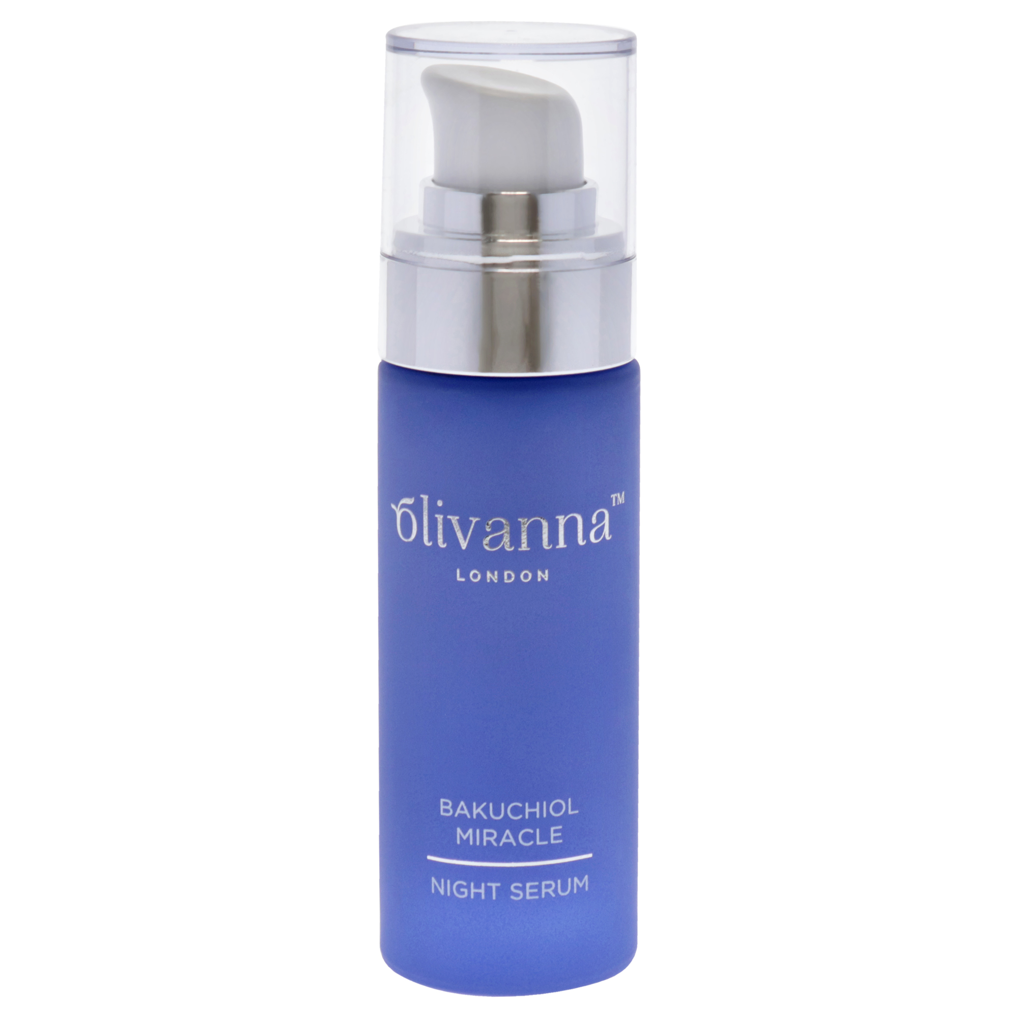Olivanna Bakuchiol Miracle Night Serum, Face Serum Anti Aging, 1 oz