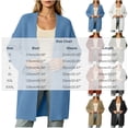 thumbnail image 4 of Oversized Cardigan Sweaters for Women Open Front Loose Knit Sweater Jacket Long Sleeved Top, 4 of 8