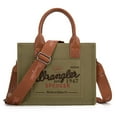 thumbnail image 7 of Wrangler Tote Bag for Women Retro Canvas Top Handle Purses and Handbags, Green, 7 of 7