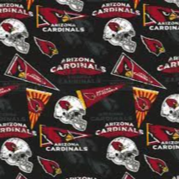 Handmade Valance or Curtain Panel A Cardinal flag