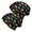 Dinosaur and Dot Black Pattern-1, variant on Dinosaur and Dot Light Purple Pattern 2 Pack Slouchy Beanie Hat, Outdoor Running Hat with Stretchy Fabric & Soft Texture, Warm Thermal Gifts for Unisex Men Women