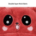 thumbnail image 4 of Gorro de invierno con bufanda, novedoso gorro de peluche con forma de animal, 4 of 5