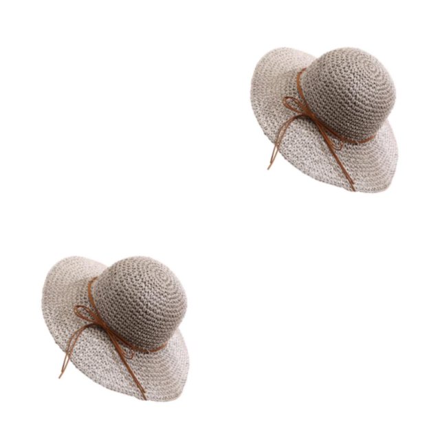 Shengyu Stay Stylish And Protected With Classic Board Brim Hat No Pressure To Necks Breathable Fabric Ears Wide Application Light Grey 2Set