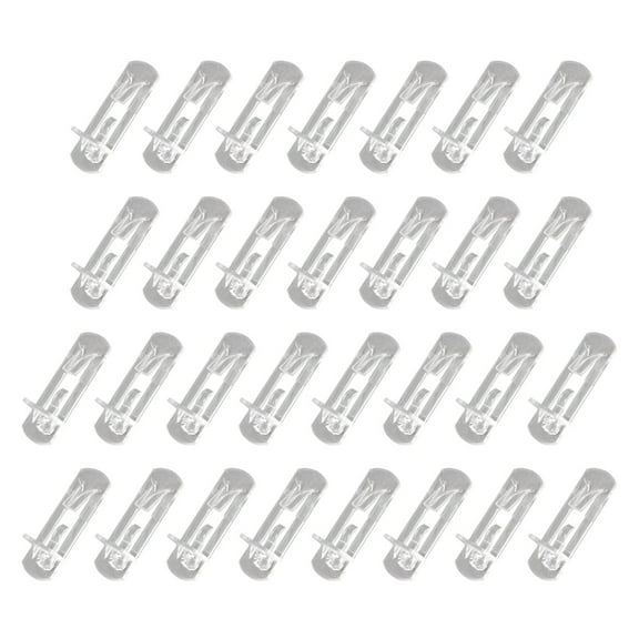 30pcs/set Clear Plastic Locking Shelf Support Pin Clips Convenient Plastic Clips Simple Install for Furniture Kitchen