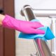 thumbnail image 3 of Guantes desechables de nitrilo para el hogar, guantes elásticos sin látex, resistentes al agua, duraderos y multifuncionales, herramienta de limpieza, color rosa, XS, S, M y L, 3 of 5