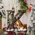 thumbnail image 7 of PRETXORVE Home Decor, Room Decor, 26 Alphabet Christmas Tree Decoration Pendants - Personalized Diy Christmas Decorations - Christmas Tree Hanging Decoration Features, 7 of 7