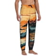 thumbnail image 4 of Kdxio Serene Ocean Sunset Pattern Joggers,Sweatpants for Men with Pockets-Medium, 4 of 5