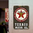 thumbnail image 3 of Placa Metal Vintage TEXACO Pintura Hierro Rectangular Al Óleo Arte La Pared 20x30cm, 3 of 9