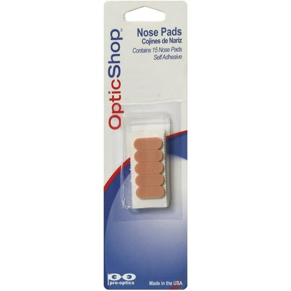OpticShop Self Adhesive Nose Pads, 15 Ct