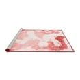 thumbnail image 2 of Ahgly Company Machine Washable Indoor Square Abstract Red Modern Area Rugs, 7' Square, 2 of 4