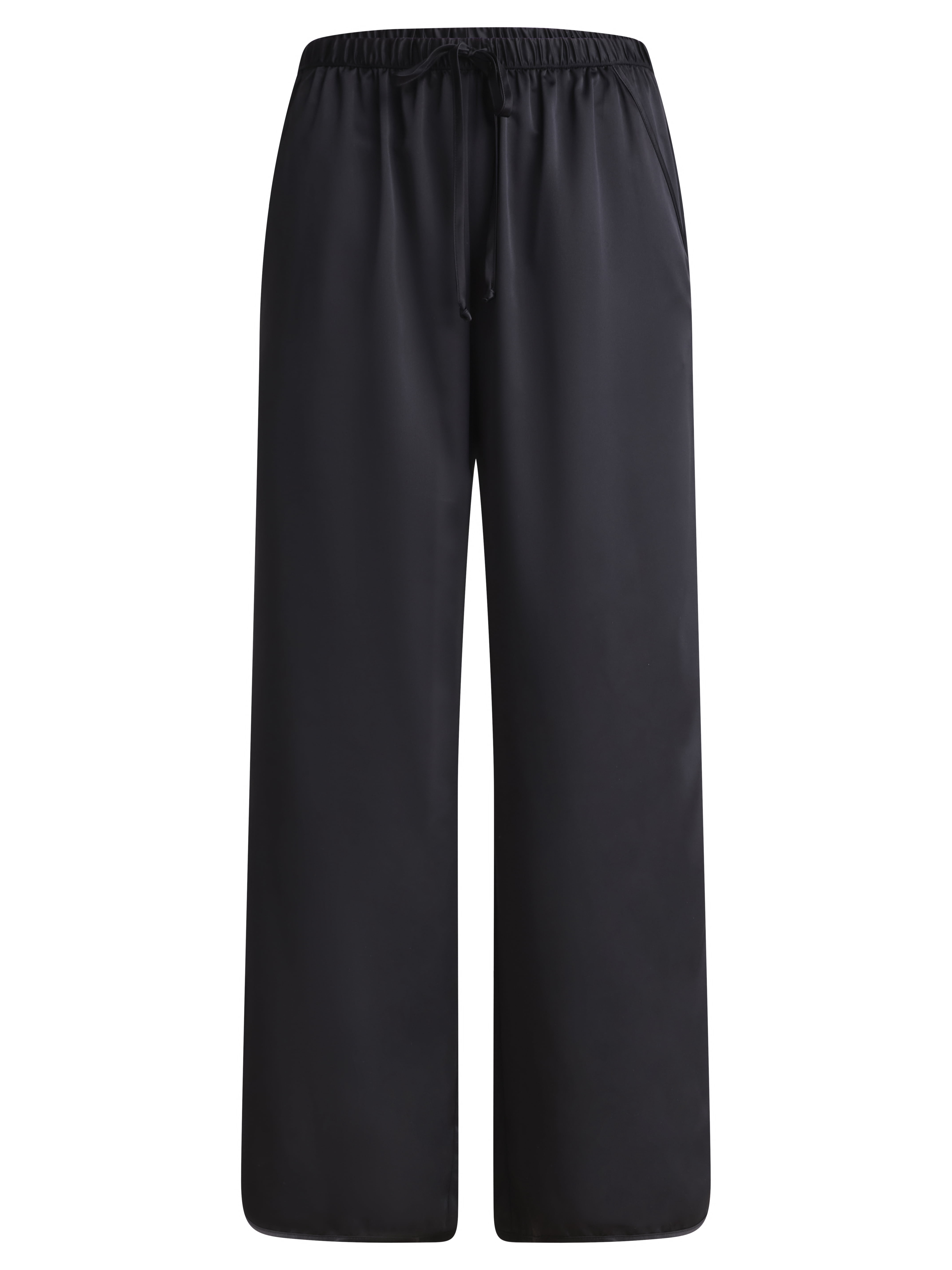 Joyspun Women’s Satin Pants, 28'' Inseam, Sizes XS-3X